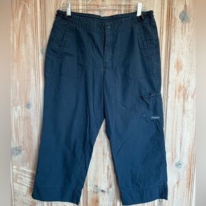 Columbia Cropped Pants Dark Blue Activewear Size 8